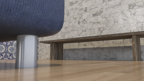 Render espaço interior (modelação, texturização e iluminação)