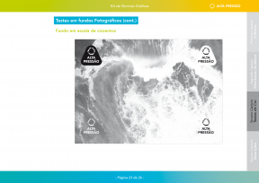 Kit de Normas Alta Pressão - Página com fundos fotográficos