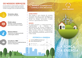 Triptico A4 Alta Pressão - Verso