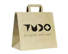 Mockup de Brinde - Saco de papel